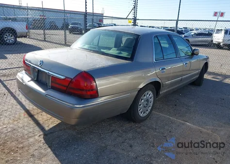 2003 Mercury Grand Marquis Gs из США, поврежденный, VIN 2MEFM74W93X660323